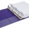 Samsill Earth's Choice Plant-Based Durable 3 Inch 3 Ring View Binders - 2 Pack - Purple3