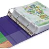 Samsill Earth's Choice Plant-Based Durable 3 Inch 3 Ring View Binders - 2 Pack - Purple4