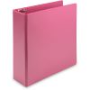 Samsill Earth's Choice Plant-Based Durable 3 Inch 3 Ring View Binders - 2 Pack - Berry Pink2