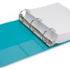 Samsill Earth's Choice Plant-Based Durable 3 Inch 3 Ring View Binders - 2 Pack - Turquoise3