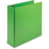 Samsill Earth's Choice Plant-Based Durable 3 Inch 3 Ring View Binders - 2 Pack - Lime Green2