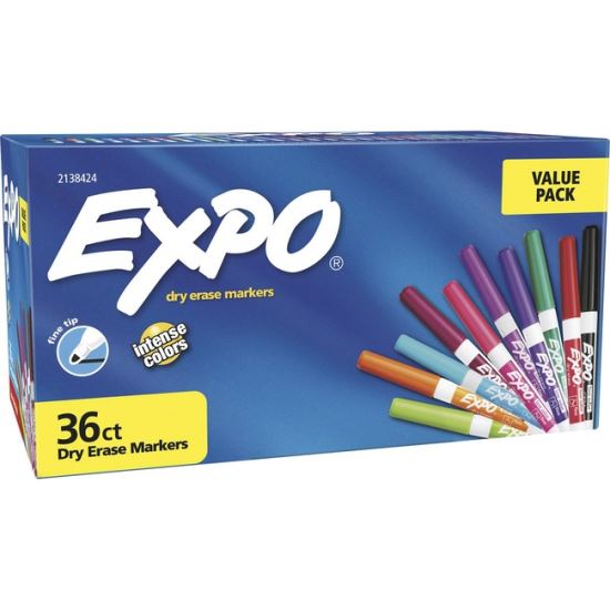 Expo Low-Odor Dry Erase Fine Tip Markers1