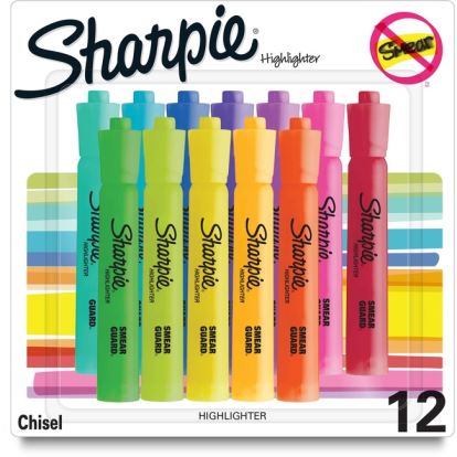 Sharpie SmearGuard Tank Style Highlighters1