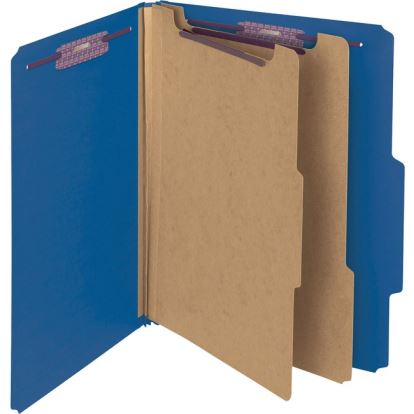 Smead SafeSHIELD 2/5 Tab Cut Letter Recycled Classification Folder1