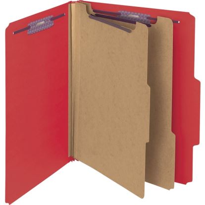 Smead SafeSHIELD 2/5 Tab Cut Letter Recycled Classification Folder1