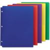 Poly Snap-In Two-Pocket Folder, 50-Sheet Capacity, 11 x 8.5, Assorted, 10/Pack1