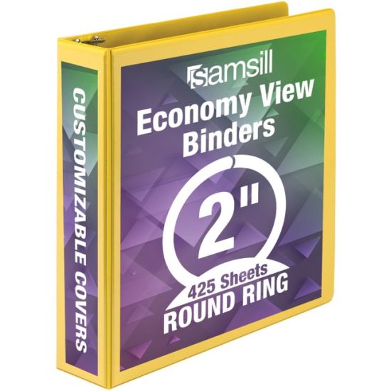 Samsill Economy 2" Round-Ring View Binder1