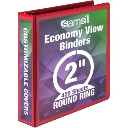 Samsill Economy 2" Round Ring View Binders1