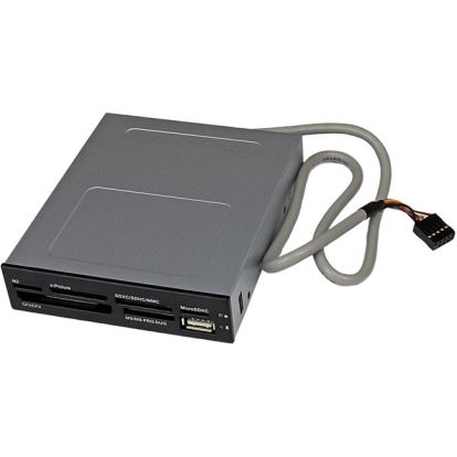 Star Tech.com 3.5in Front Bay 22-in-1 USB 2.0 Internal Multi Media Memory Card Reader - Black1