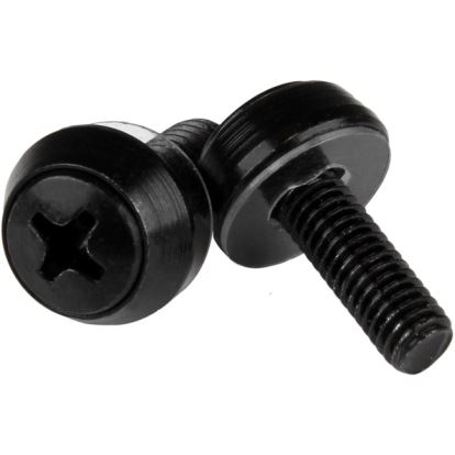 StarTech.com M5 x 12mm - Screws - 50 Pack, Black - M5 Mounting Screws for Server Rack & Cabinet1