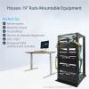 StarTech.com 25U Adjustable Depth 4 Post Open Frame Server Rack Cabinet6