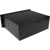 StarTech.com 4U Black Steel Storage Drawer for 19in Racks and Cabinets - 4U Black Sliding Rack Storage Drawer2