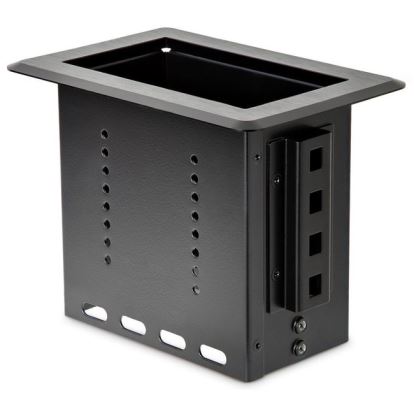 StarTech.com Single-Module Conference Table Connectivity Box - For Adding Power / Charging / AV / Laptop Docking Module1