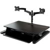 StarTech.com Dual Monitor Sit Stand Desk Converter - 35" Wide - Height Adjustable Standing Desk Solution -Dual Arms for up to 24" Monitors5