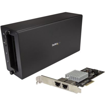 StarTech.com Thunderbolt 3 to 2-port 10GbE NIC Chassis - External PCIe Enclosure plus Card1