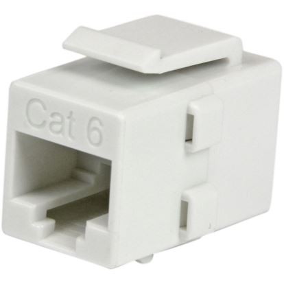 StarTech.com White Cat 6 RJ45 Keystone Jack Network Coupler - F/F1