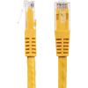 StarTech.com 15ft CAT6 Ethernet Cable - Yellow Molded Gigabit - 100W PoE UTP 650MHz - Category 6 Patch Cord UL Certified Wiring/TIA3