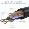 StarTech.com 25ft CAT6 Ethernet Cable - Black Molded Gigabit - 100W PoE UTP 650MHz - Category 6 Patch Cord UL Certified Wiring/TIA5