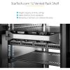 StarTech.com 1U Vented Server Rack Cabinet Shelf - Fixed 7in Deep Cantilever Rackmount Tray for 19" Data/AV/Network Enclosure w/Cage Nuts7