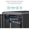 StarTech.com 2U Rack Mount Cantilever Shelf - Heavy Duty Fixed Server Rack Cabinet Shelf - 125lbs / 56kg5