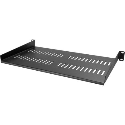 StarTech.com 1U Vented Server Rack Cabinet Shelf - Fixed 10in Deep Cantilever Rackmount Tray for 19" Data/AV/Network Enclosure w/Cage Nuts1