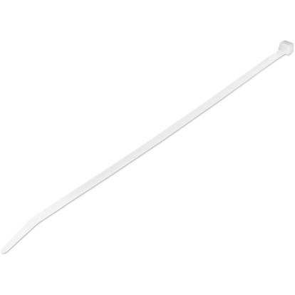 StarTech.com 10"(25cm) Cable Ties, 2-5/8"(68mm) Dia, 50lb(22kg) Tensile Strength, Nylon Self Locking Ties, UL Listed, 1000 Pack, White1