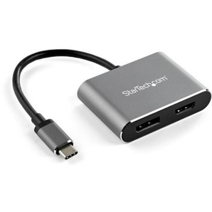 StarTech.com USB C Multiport Video Adapter - 4K 60Hz USB-C to HDMI 2.0 or DisplayPort 1.2 Monitor Adapter - HBR2 HDR - USB Type-C 2-in-11