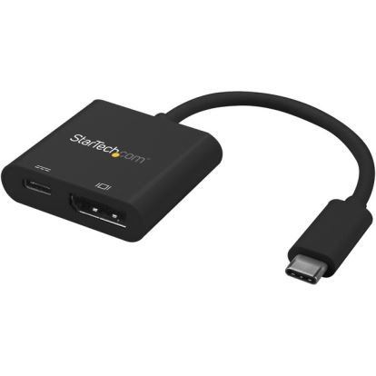 StarTech.com USB C to DisplayPort Adapter with 60W Power Delivery Pass-Through - 4K 60Hz USB Type-C to DP 1.2 Video Converter w/ Charging1