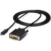 StarTech.com 6.6 ft / 2 m USB-C to DVI Cable - USB Type-C Video Adapter Cable - 1920 x 1200 - Black7