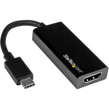 StarTech.com - USB-C to HDMI Adapter - 4K 30Hz - Black - USB Type-C to HDMI Adapter - USB 3.1 - Thunderbolt 3 Compatible1