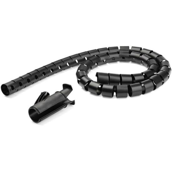 StarTech.com 2.5m / 8.2ft Cable Management Sleeve - Spiral - 45mm/1.8" Diameter - W/ Cable Loading Tool - Expandable Coiled Cord Organizer1