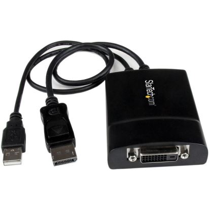 StarTech.com DisplayPort to DVI Dual Link Active Adapter, DisplayPort to DVI-D Adapter/Video Converter 2560x1600 60Hz, DP to DVI Adapter1
