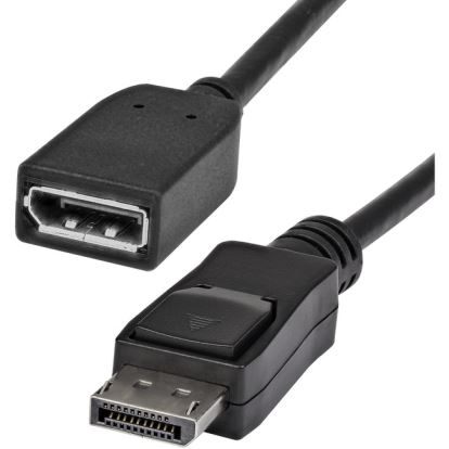 StarTech.com 6ft (2m) DisplayPort Extension Cable, 4K x 2K Video, DisplayPort Male to Female Extension Cable, DP 1.2 Extender Cable / Cord1