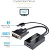 StarTech.com DVI to DisplayPort Adapter with USB Power - DVI-D to DP Video Adapter - DVI to DisplayPort Converter - 1920 x 120011