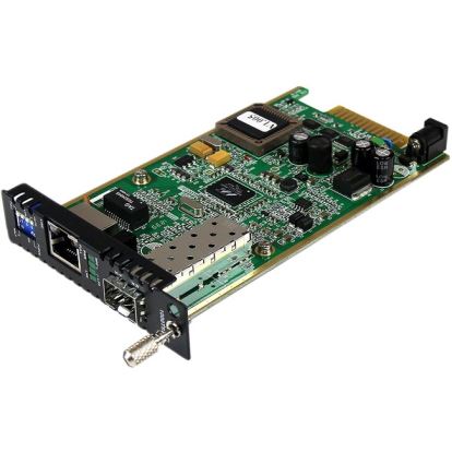 StarTech.com Gigabit Ethernet Fiber Media Converter Card Module with Open SFP Slot1