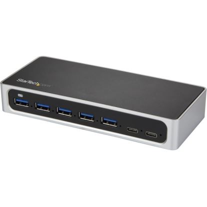 StarTech.com 7 Port USB C Hub with Fast Charge - 5x USB-A & 2x USB-C (USB 3.0 SuperSpeed 5Gbps) - USB 3.1 Gen 1 Adapter Hub - Self Powered1