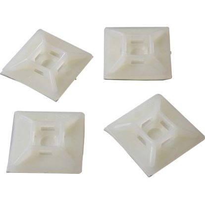 StarTech.com Self-adhesive Nylon Cable Tie Mounts - Pkg of 1001