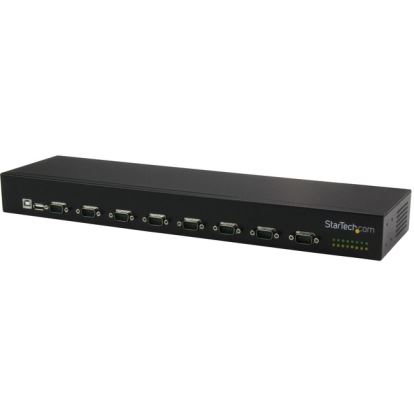 StarTech.com USB to Serial Hub - 8 Port - COM Port Retention - Rack Mount and Daisy Chainable - FTDI USB to RS232 Hub1