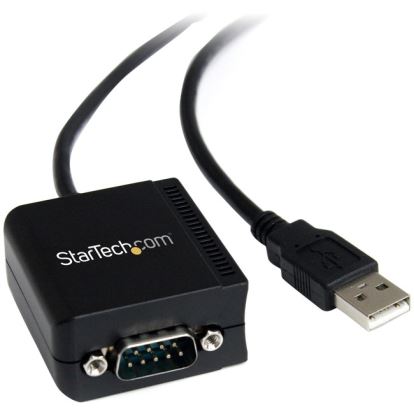 StarTech.com USB to Serial Adapter - Optical Isolation - USB Powered - FTDI USB to Serial Adapter - USB to RS232 Adapter Cable1