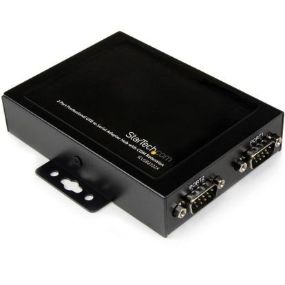 StarTech.com USB to Serial Adapter - 2 Port - Wall Mount - COM Port Retention - Texas Instruments - USB to Serial RS232 Adapter1