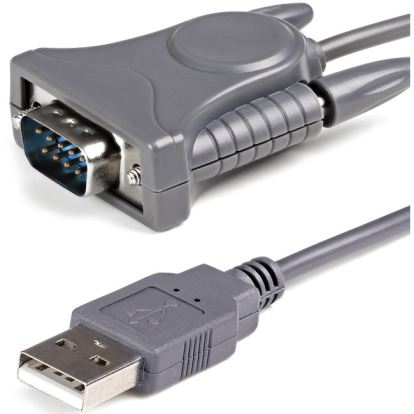 StarTech.com USB to Serial Adapter - 3 ft / 1m - with DB9 to DB25 Pin Adapter - Prolific PL-2303 - USB to RS232 Adapter Cable1