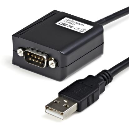 StarTech.com 6ft RS422/485 USB Serial Adapter w/ COM Retention1