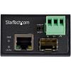 StarTech.com Industrial Fiber to Ethernet Media Converter - 100Mbps SFP to RJ45/CAT6 SM/MM - Fiber to Copper Network - IP-30 12V Input3