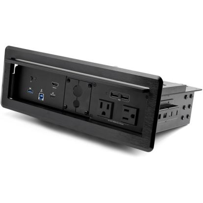 StarTech.com Conference Room Docking Station w/ Power; Table Connectivity A/V Box, Universal Laptop Dock, 60W PD, AC Outlets, USB Charging1