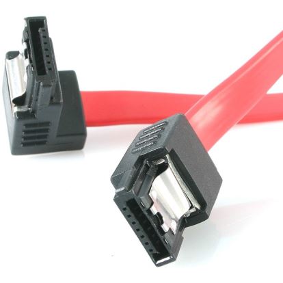 StarTech.com 12in Latching SATA to Right Angle SATA Serial ATA Cable1