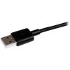 StarTech.com 1m (3 ft) Black Apple 8-pin Lightning or 30-pin Dock Connector or Micro USB to USB Combo Cable for iPhone / iPod / iPad4