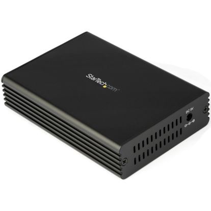 StarTech.com 10GbE Fiber Ethernet Media Converter 10GBASE-T- SFP to RJ45 Single Mode/Multimode Fiber to Copper Bridge 10Gbps Network1