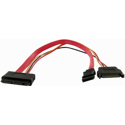 StarTech.com 12in Micro SATA to SATA with SATA Power Adapter Cable1