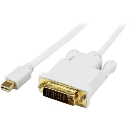 StarTech.com 6 ft Mini DisplayPort to DVI Active Adapter Converter Cable - mDP to DVI 1920x1200 - White1