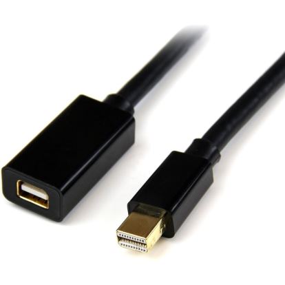 StarTech.com 6ft (2m) Mini DisplayPort Extension Cable, 4K x 2K Video, Mini DP Male to Female Extension Cord, mDP 1.2 Extender Cable1